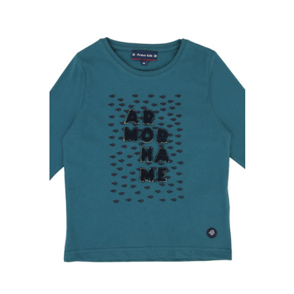 Avis T-shirt manches longues Kids - coton épais - Pétrolio ARMOR-LUX 2