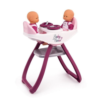 Avis Chaise haute jumeaux pour poupons et poupées SMOBY 1