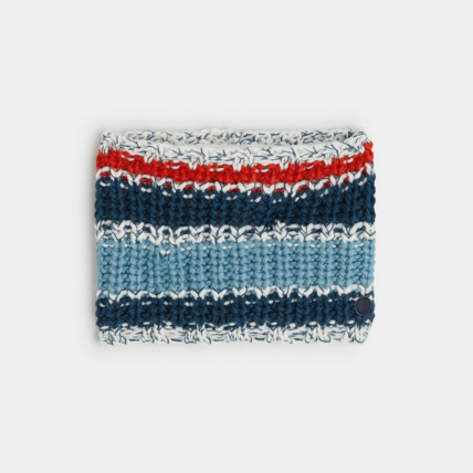 Avis Snood en grosse maille rayée colorée garçon OKAIDI 1