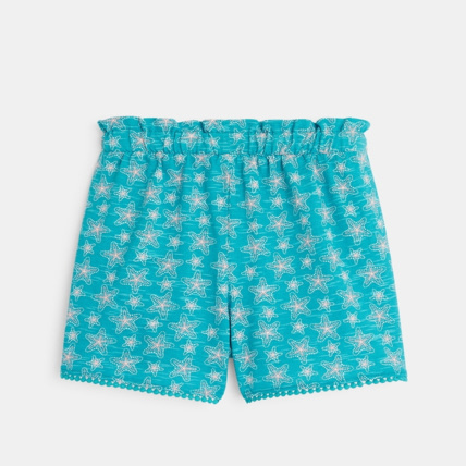 Avis Short imprimé en jersey de coton vert fille OKAIDI 4