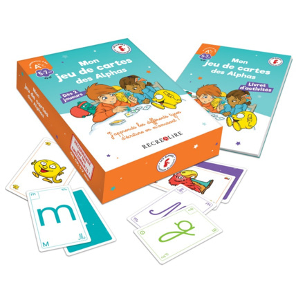 Avis Jeu éducatif Mon jeu de cartes des Alphas ÉDITIONS RÉCRÉALIRE 1