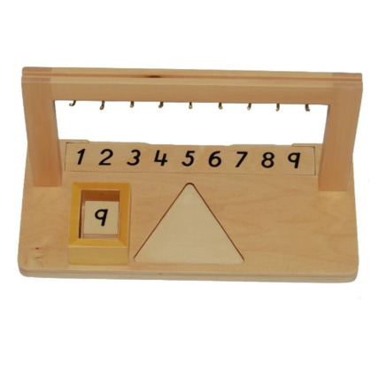 Avis Support pour barrettes de perles colorées de 1 à 9 ambiance montessori 1