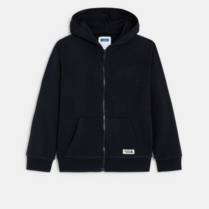 Avis Sweat zippé à capuche bleu garçon OKAIDI 1