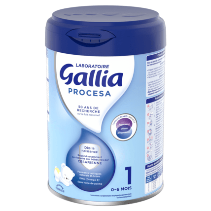 Avis Lait bébé Procesa 1er âge Laboratoire Gallia 1