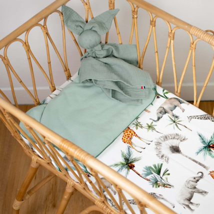 Avis Drap housse berceau en coton, Safari Sevira Kids 4
