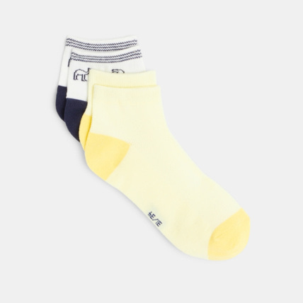 Avis Socquettes fantaisie (lot de 2) jaune garçon OKAIDI 1