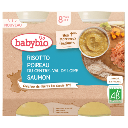 Avis Risotto Poireau du Centre-Val de Loire Saumon Babybio 1