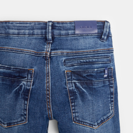 Avis Jean skinny denim chaud stone bleu garçon OKAIDI 3