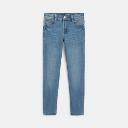Avis Jean slim 5 poches en denim coton bio* bleu garçon OKAIDI 1