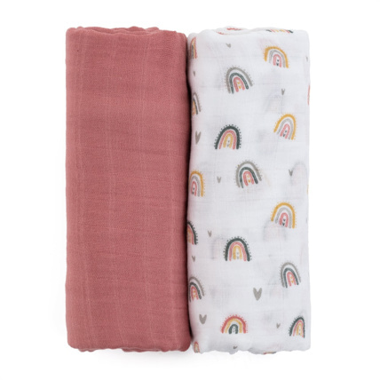 Avis Lot de 2 Langes en Mousseline de Bambou MISTY Petite&Mars 3