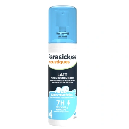 Avis Lait anti-moustiques bébé Parasidose LABORATOIRES GILBERT 1