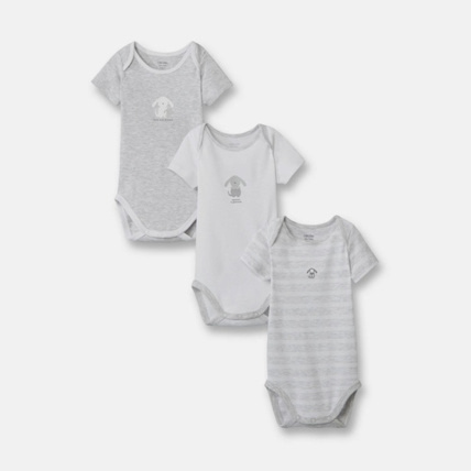 Avis Body manches courtes col US (lot de 3) OBAÏBI 1