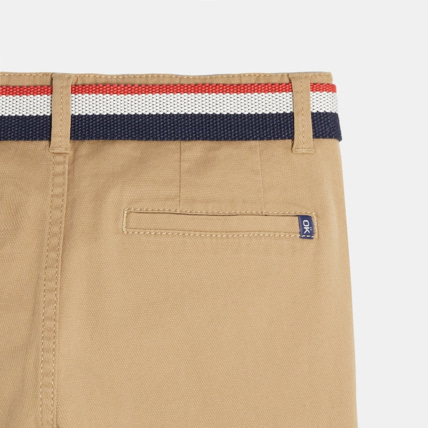 Avis Pantalon en toile stretch + ceinture beige garçon OKAIDI 3