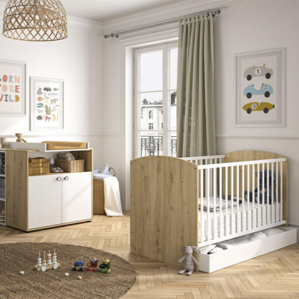 Avis Chambre Duo Arthur Lit bébé évolutif + Commode GALIPETTE 1
