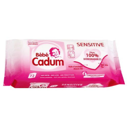 Avis Lingettes Sensitives x 72) CADUM 1