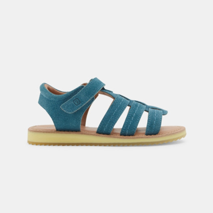 Avis Sandales mix matière cuir à scratch bleues garçon OKAIDI 1