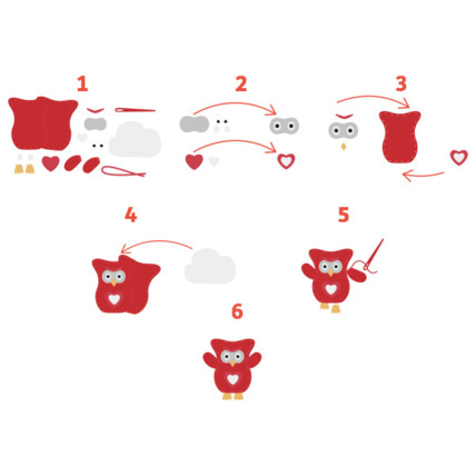Avis Kit à Coudre En Feutrine Chouette - Ozzy LOOLIPO 5