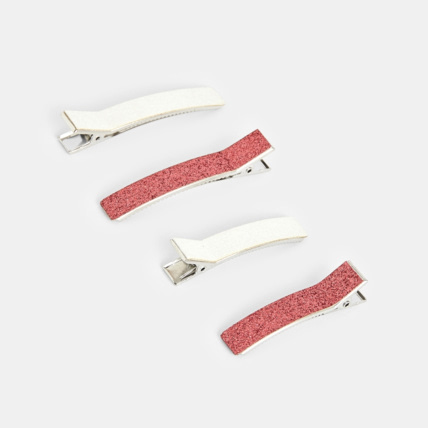 Avis Pinces croco pailletées (lot de 4) rose fille OKAIDI 1