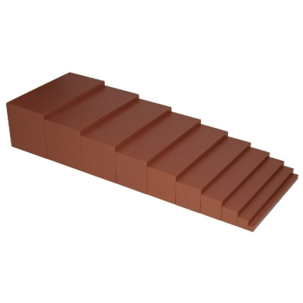 Avis Escalier marron ambiance montessori 1