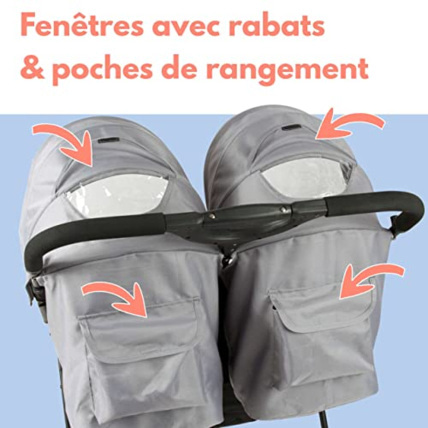 Avis Poussette Double Côte à Côte BAMBISOL 3