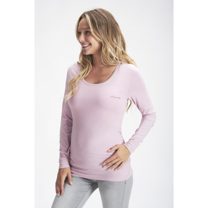 Avis T-shirt de grossesse uni à manches longues Prémaman 2
