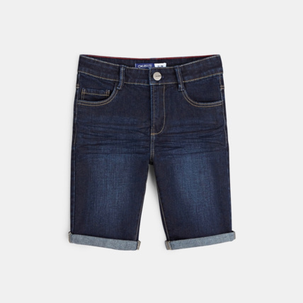 Avis Bermuda en jean bleu garçon OKAIDI 1