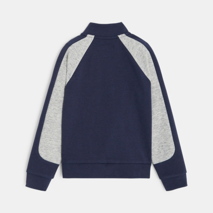 Avis Sweat-shirt zippé bicolore bleu garçon OKAIDI 4