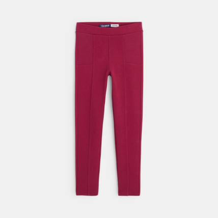 Avis Leggings en jersey milano uni violet fille OKAIDI 1