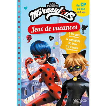 Avis Miraculous - Jeux de vacances 2022 - Du CP au CE1 Hachette Éducation 1
