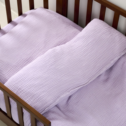 Avis Housse De Couette Et Taie D'oreiller En Gaze De Coton Petite Amélie 2