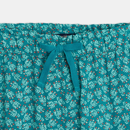 Avis Pantalon fluide imprimé feuillages vert fille OKAIDI 2
