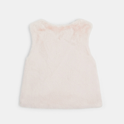 Avis Boléro en fausse fourrure rose fille OKAIDI 4