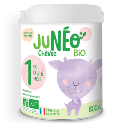 Avis Lait de chèvre 1er âge JUNEO 1