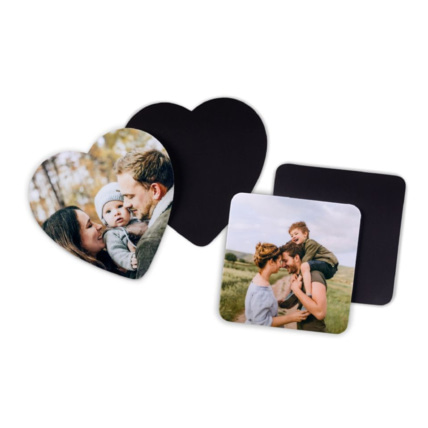 Avis Magnets photo personnalisés - Cœur ou Carré - Lot de 10 CEWE 1