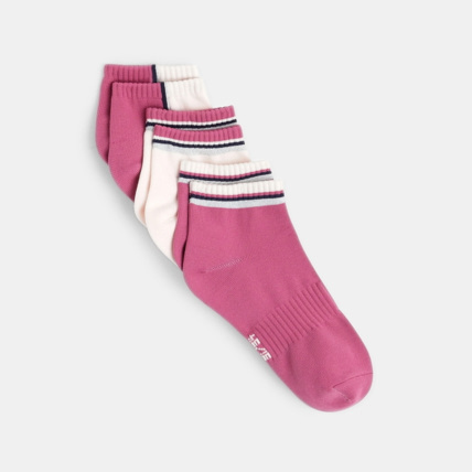 Avis Lot de 3 paires de socquettes rose fille OKAIDI 1