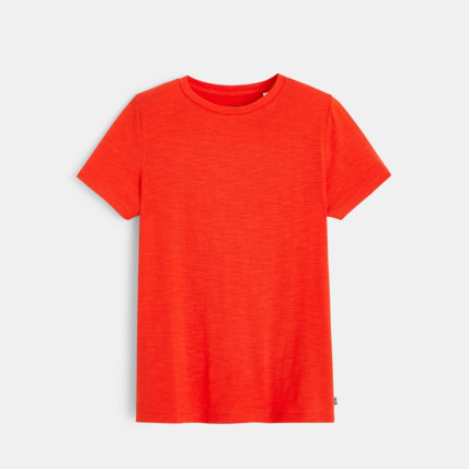 Avis T-shirt basique rouge garçon OKAIDI 1