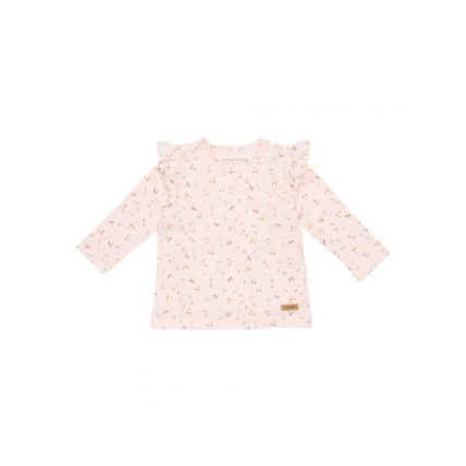 Avis T-shirt manches longues Little pink flowers LITTLE DUTCH 1