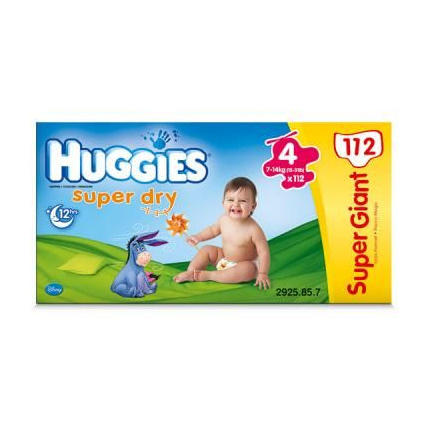 Avis HUGGIES Super-Dry T4 7 14 kg HUGGIES 1