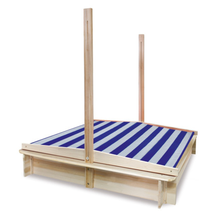 Avis Bac à sable en bois pare-soleil couvercle Miki Mon Mobilier Design 3