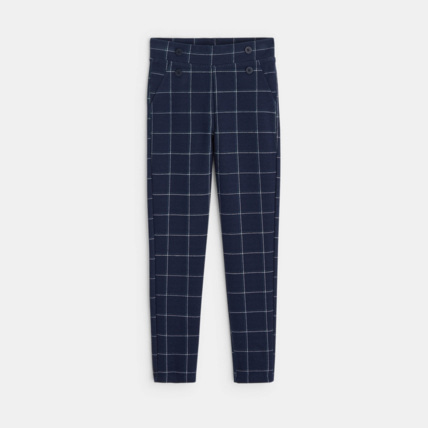Avis Jeggings à carreaux en jersey Milano bleu fille OKAIDI 2