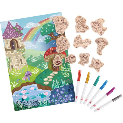Avis Aimants féeriques à colorier HAPE 1