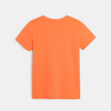 Avis T-shirt manches courtes à motif orange garçon OKAIDI 4