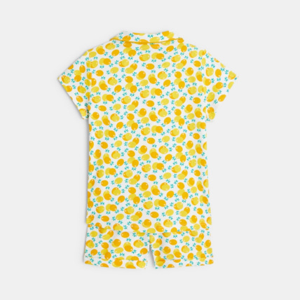 Avis Pyja-short imprimé jaune fille OKAIDI 4