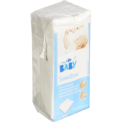 Avis Carrés de coton bébé Sensitive MY CARREFOUR BABY 1