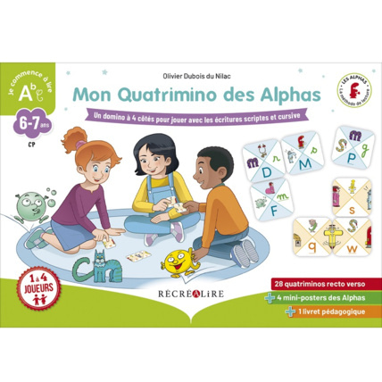 Avis Jeu éducatif Mon Quatrimino des Alphas ÉDITIONS RÉCRÉALIRE 5
