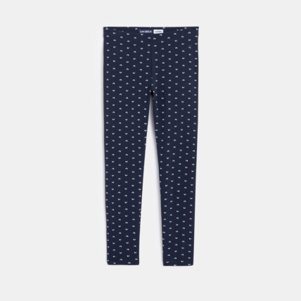 Avis Leggings imprimés de petits motifs bleu fille OKAIDI 2