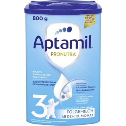 Avis Lait de croissance Pronutra 3 Aptamil 1