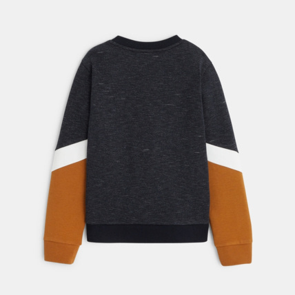 Avis Sweat-shirt style sportswear ballon de foot bleu garçon OKAIDI 4