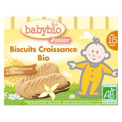 Avis BIO Biscuits croissance 150 g dès 15 mois Babybio 1