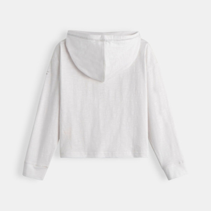 Avis T-shirt à capuche blanc fille OKAIDI 2